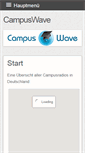 Mobile Screenshot of campuswave.de